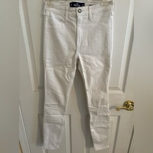 Hollister High-Rise White Jean Leggings